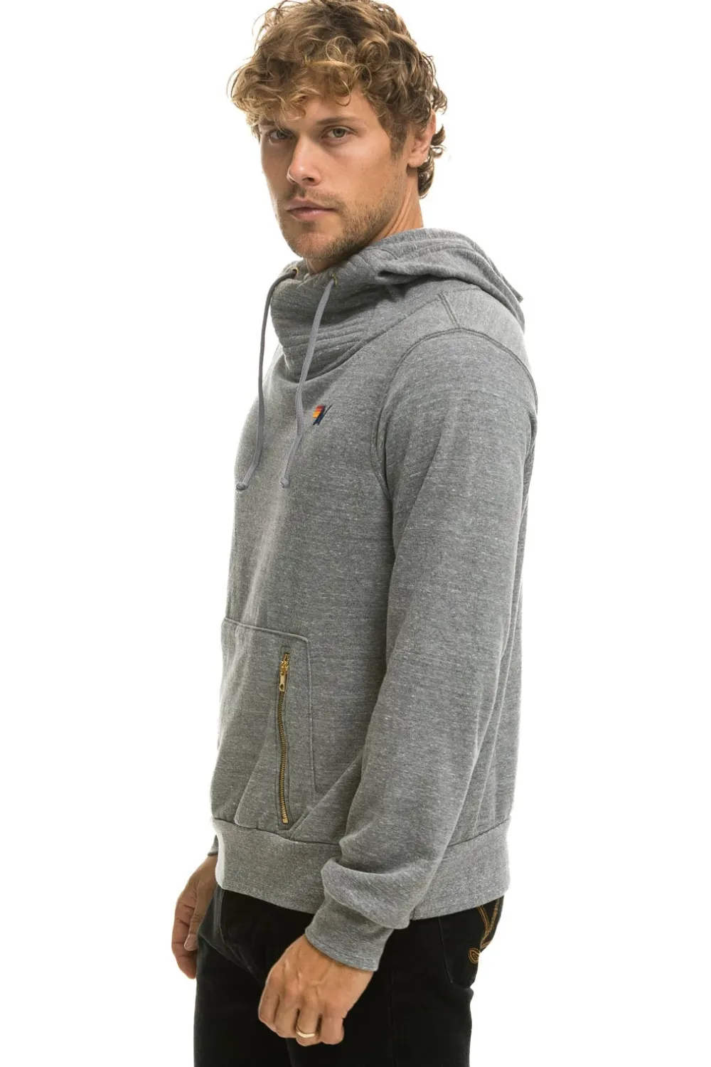 Hoodies | Hoodies | Aviator Nation NINJA PULLOVER HOODIE - HEATHER GREY HEATHERGREY