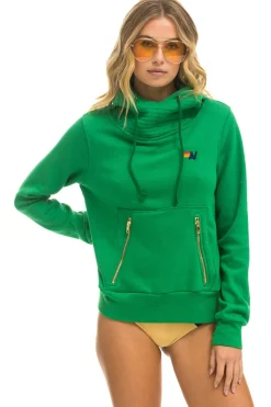 Hoodies | Hoodies | Aviator Nation NINJA PULLOVER HOODIE - KELLY GREEN KELLYGREEN