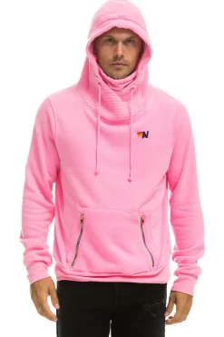 Hoodies | Hoodies | Aviator Nation NINJA PULLOVER HOODIE - NEON PINK NEONPINK