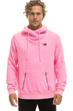Hoodies | Hoodies | Aviator Nation NINJA PULLOVER HOODIE - NEON PINK NEONPINK