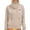 Hoodies | Hoodies | Aviator Nation NINJA PULLOVER HOODIE - SAND