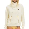Hoodies | Hoodies | Aviator Nation NINJA PULLOVER HOODIE - VINTAGE WHITE VINTAGEWHITE