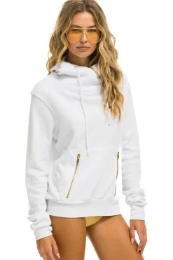 Hoodies | Hoodies | Aviator Nation NINJA PULLOVER HOODIE - WHITE