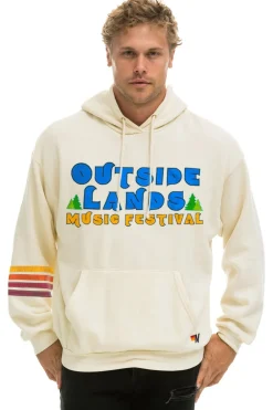 Hoodies | Collab Merchandise | Aviator Nation OUTSIDE LANDS 2024 RELAXED PULLOVER HOODIE - VINTAGE WHITE VINTAGEWHITE