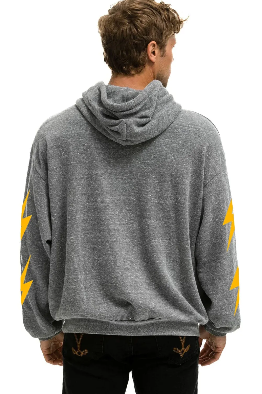 Hoodies | Collab Merchandise | Aviator Nation OUTSIDE LANDS 2024 RELAXED ZIP HOODIE - HEATHER GREY HEATHERGREY