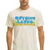 Tees | Collab Merchandise | Aviator Nation OUTSIDE LANDS 2024 UNISEX CREW TEE - VINTAGE WHITE VINTAGEWHITE