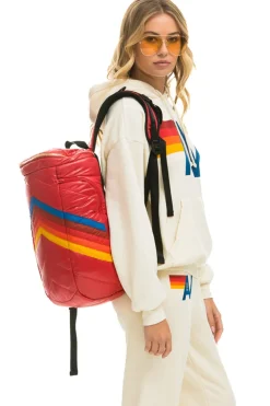Backpacks | Backpacks | Aviator Nation PEAK PUFFER BACKPACK - CHERRY GLOSSY CHERRYGLOSSY