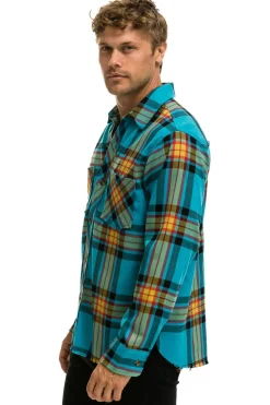 Tees | Aviator Nation PLAID FLANNEL LIGHT WEIGHT UNISEX WESTERN SHIRT - JACKSON PLAID JACKSONPLAID