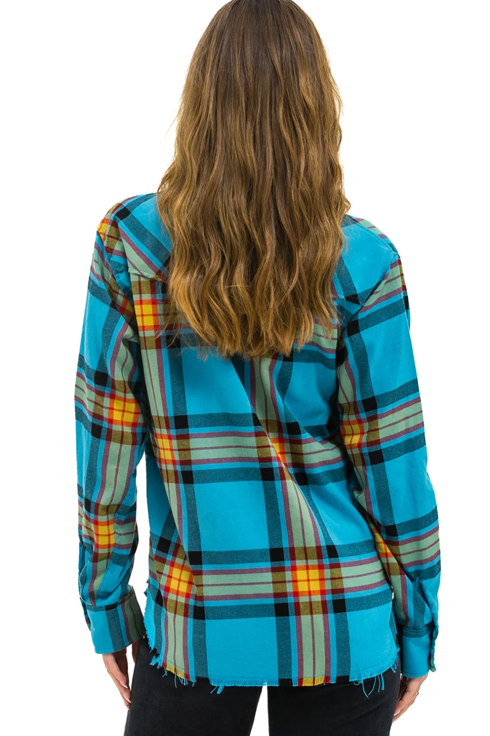 Tees | Aviator Nation PLAID FLANNEL LIGHT WEIGHT UNISEX WESTERN SHIRT - JACKSON PLAID JACKSONPLAID