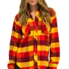 Tees | Aviator Nation PLAID FLANNEL WESTERN SHIRT - SURFY PLAID SURFYPLAID