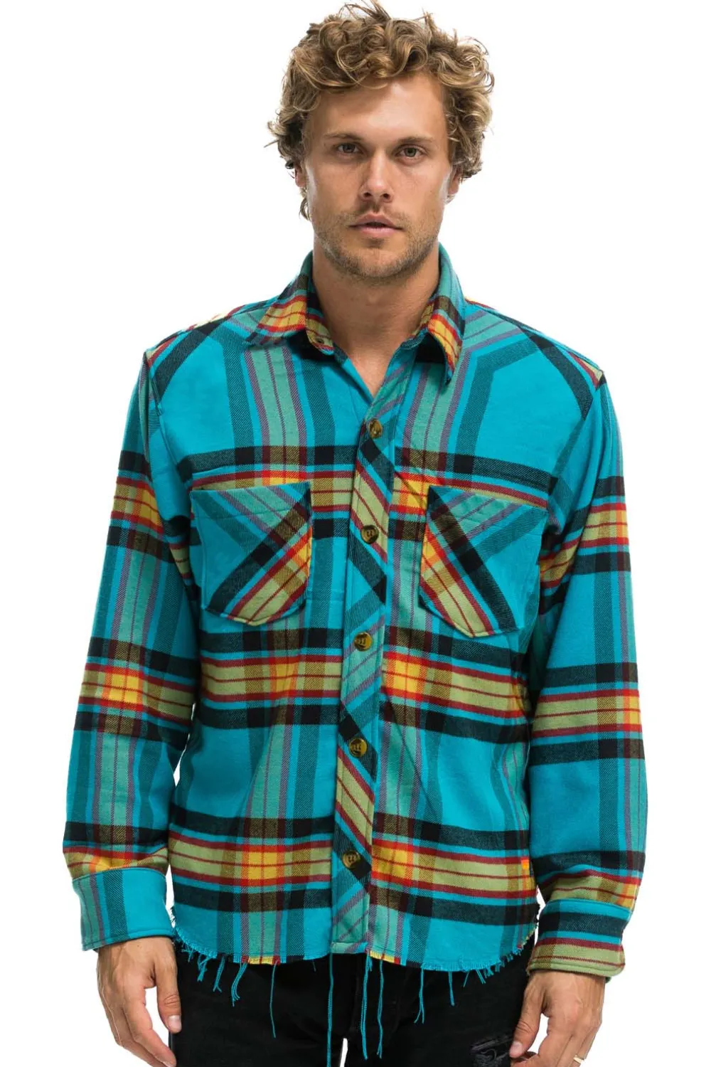 Tees | Aviator Nation PLAID FLANNEL WESTERN SHIRT - JACKSON PLAID JACKSONPLAID