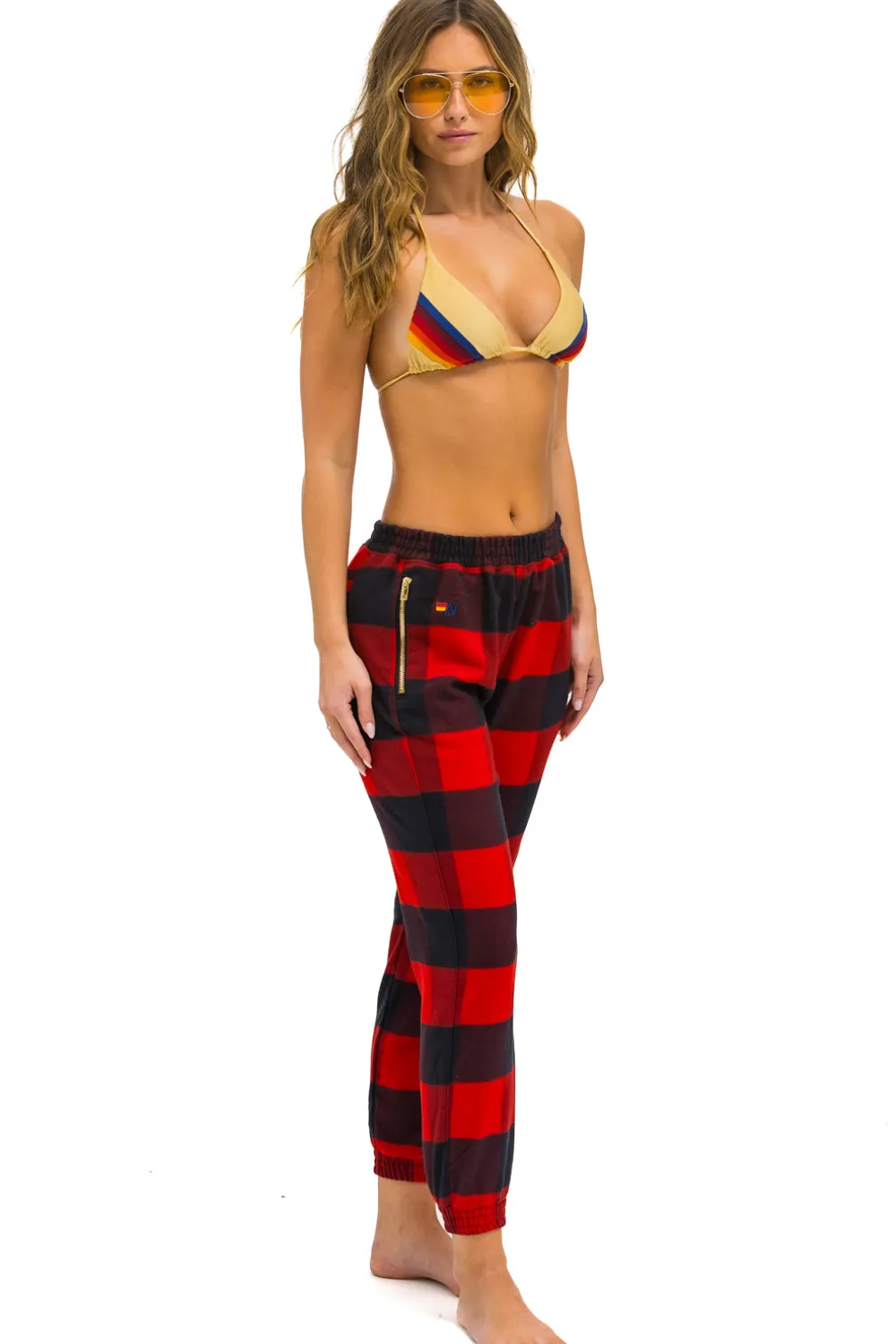 Sweatpants | Aviator Nation PLAID LODGE PANT - BUFFALO PLAID BUFFALOPLAID
