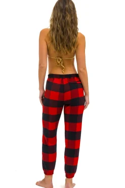 Sweatpants | Aviator Nation PLAID LODGE PANT - BUFFALO PLAID BUFFALOPLAID