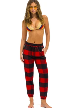 Sweatpants | Aviator Nation PLAID LODGE PANT - BUFFALO PLAID BUFFALOPLAID