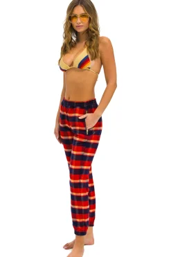 Sweatpants | Aviator Nation PLAID LODGE PANT - RUGBY PLAID RUGBYPLAID