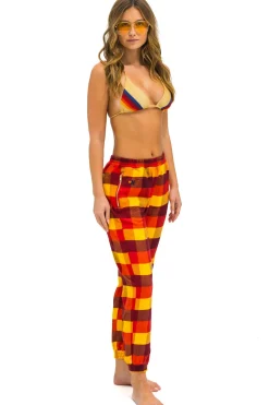 Sweatpants | Aviator Nation PLAID LODGE PANT - SURFY PLAID SURFYPLAID
