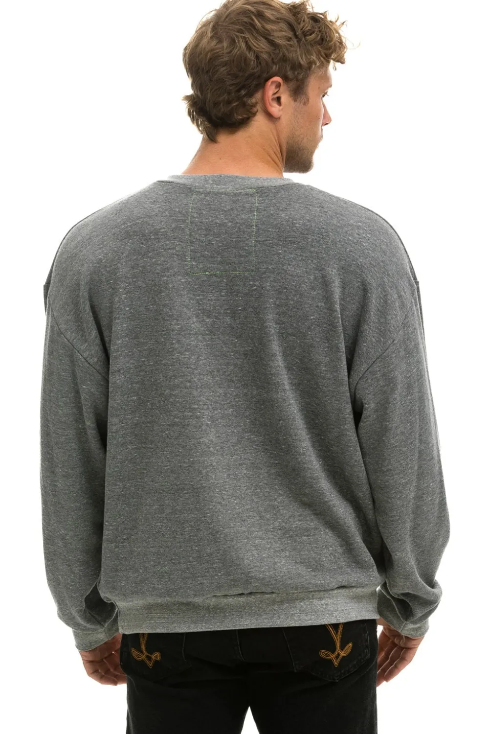 Sweatshirts | Sweatshirts | Aviator Nation PRAY FOR SNOW RELAXED CREW SWEATSHIRT - HEATHER