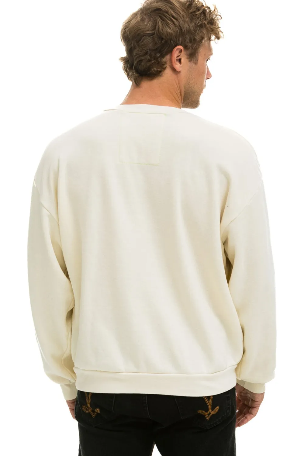 Sweatshirts | Sweatshirts | Aviator Nation PRAY FOR SNOW RELAXED CREW SWEATSHIRT - VINTAGE WHITE VINTAGEWHITE