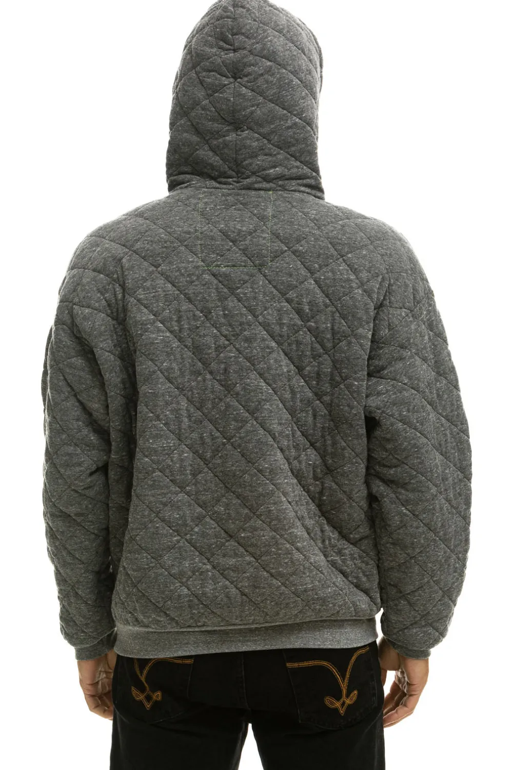 Hoodies | Hoodies | Aviator Nation QUILTED RELAXED PULLOVER HOODIE - HEATHER GREY HEATHERGREY