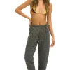 Sweatpants | Aviator Nation QUILTED SWEATPANTS - HEATHER GREY HEATHERGREY