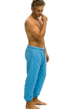 Sweatpants | Aviator Nation QUILTED SWEATPANTS - OCEAN
