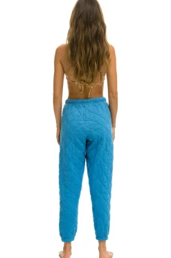 Sweatpants | Aviator Nation QUILTED SWEATPANTS - OCEAN