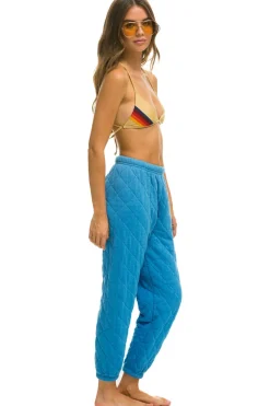 Sweatpants | Aviator Nation QUILTED SWEATPANTS - OCEAN