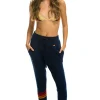 Sweatpants | Aviator Nation RAINBOW 4 STRIPE CASHMERE RELAXED FIT PANT - MIDNIGHT