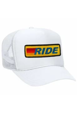 Trucker Hats | Trucker Hats | Aviator Nation RIDE LOGO - VINTAGE LOW RISE TRUCKER VINTAGELOWRISETRUCKER
