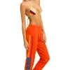 Sweatpants | Aviator Nation RIDE LOGO SWEATPANTS - ORANGE