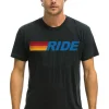 Tees | Tees | Aviator Nation RIDE LOGO TEE - CHARCOAL