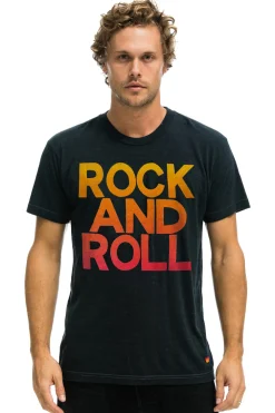 Tees | Tees | Aviator Nation ROCK & ROLL FADE TEE - CHARCOAL
