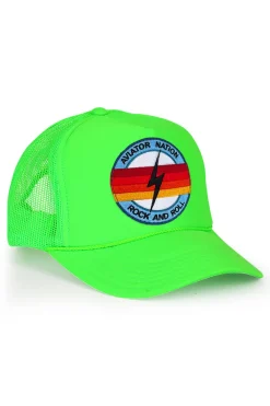 Trucker Hats | Trucker Hats | Aviator Nation ROCK AND ROLL BOLT VINTAGE TRUCKER HAT {{threshold-message}}
