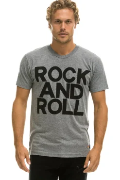 Tees | Tees | Aviator Nation ROCK AND ROLL TEE - HEATHER GREY HEATHERGREY