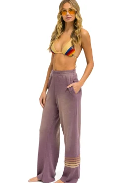 Sweatpants | Aviator Nation RUGBY STITCH WIDE LEG POCKET SWEATPANTS - FADED MOCHA FADEDMOCHA