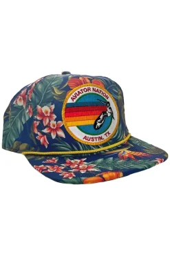 Trucker Hats | Trucker Hats | Aviator Nation SIGNATURE AUSTIN VINTAGE SAFARI TWILL LOW RISE TRUCKER VINTAGESAFARITWILLLOWRISETRUCKERHATSAviatorNationBLACK