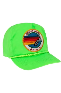 Trucker Hats | Trucker Hats | Aviator Nation SIGNATURE AUSTIN VINTAGE NYLON TRUCKER HAT {{threshold-message}}