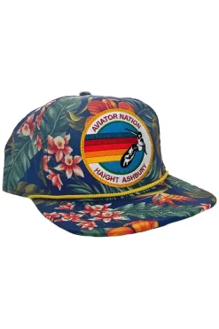 Trucker Hats | Trucker Hats | Aviator Nation SIGNATURE HAIGHT ASHBURY - VINTAGE SAFARI TWILL LOW RISE TRUCKER VINTAGESAFARITWILLLOWRISETRUCKER