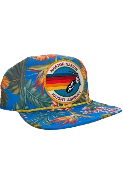 Trucker Hats | Trucker Hats | Aviator Nation SIGNATURE HAIGHT ASHBURY - VINTAGE SAFARI TWILL LOW RISE TRUCKER VINTAGESAFARITWILLLOWRISETRUCKER