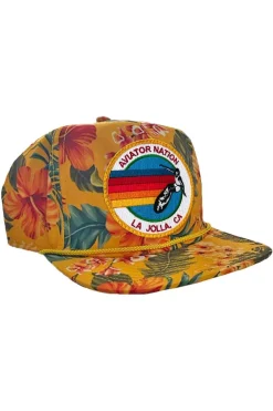 Trucker Hats | Trucker Hats | Aviator Nation SIGNATURE LA JOLLA VINTAGE SAFARI TWILL LOW RISE TRUCKER VINTAGESAFARITWILLLOWRISETRUCKERHATSAviatorNationBLACK