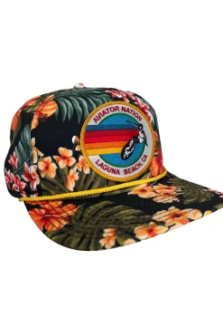 Trucker Hats | Trucker Hats | Aviator Nation SIGNATURE LAGUNA BEACH - VINTAGE SAFARI TWILL LOW RISE TRUCKER VINTAGESAFARITWILLLOWRISETRUCKER