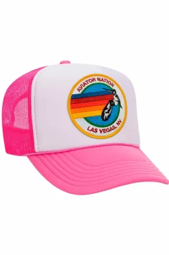 Trucker Hats | Trucker Hats | Aviator Nation SIGNATURE LAS VEGAS - VINTAGE LOW RISE TRUCKER VINTAGELOWRISETRUCKER