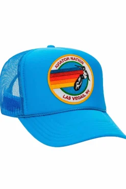 Trucker Hats | Trucker Hats | Aviator Nation SIGNATURE LAS VEGAS - VINTAGE LOW RISE TRUCKER VINTAGELOWRISETRUCKER