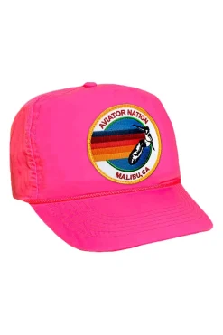 Trucker Hats | Trucker Hats | Aviator Nation SIGNATURE MALIBU VINTAGE NYLON TRUCKER HAT {{threshold-message}}