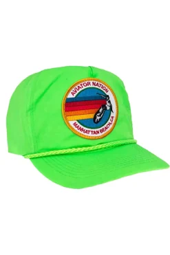 Trucker Hats | Trucker Hats | Aviator Nation SIGNATURE MANHATTAN BEACH VINTAGE NYLON TRUCKER HAT