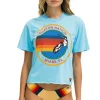 Boyfriend Tees | Aviator Nation SIGNATURE MIAMI BOYFRIEND TEE - SKY