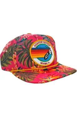 Trucker Hats | Trucker Hats | Aviator Nation SIGNATURE MIAMI VINTAGE SAFARI TRUCKER HAT VINTAGESAFARITWILLLOWRISETRUCKERHATSAviatorNationBLACK
