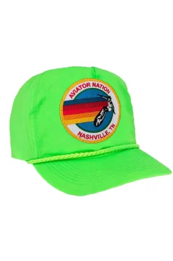 Trucker Hats | Trucker Hats | Aviator Nation SIGNATURE NASHVILLE VINTAGE NYLON TRUCKER HAT {{threshold-message}}