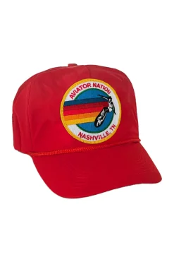 Trucker Hats | Trucker Hats | Aviator Nation SIGNATURE NASHVILLE VINTAGE NYLON TRUCKER HAT {{threshold-message}}