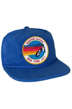 Trucker Hats | Trucker Hats | Aviator Nation SIGNATURE NEW YORK CITY - VINTAGE CORDUROY MESH TRUCKER VINTAGECORDUROYMESHTRUCKER